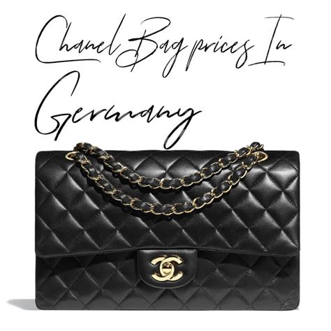 chanel bag germany price|Chanel bag cost.